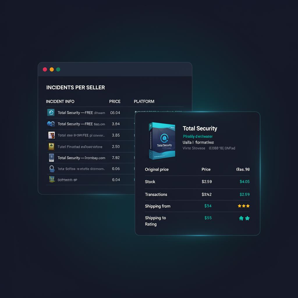 ValueGuard AI anti-piracy dashboard with incident tracking