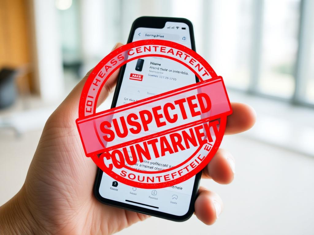 Marketplace Listings counterfeit example