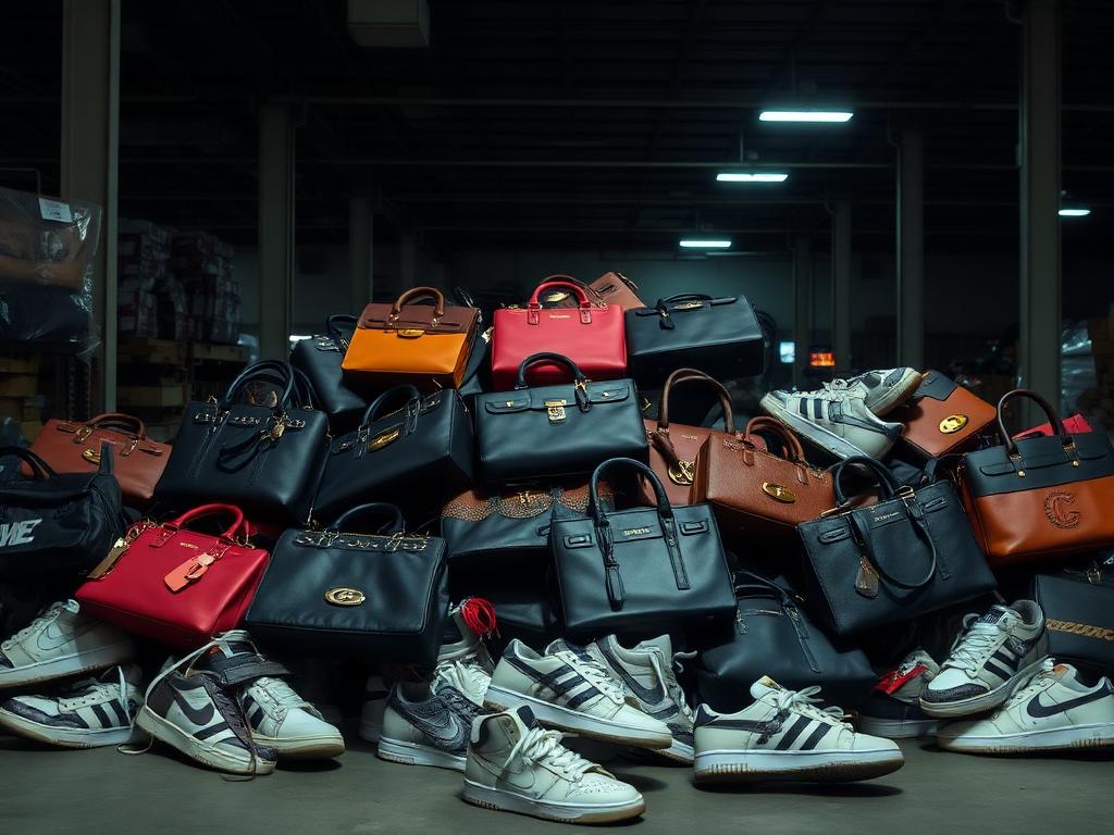 Warehouse Seizure counterfeit example