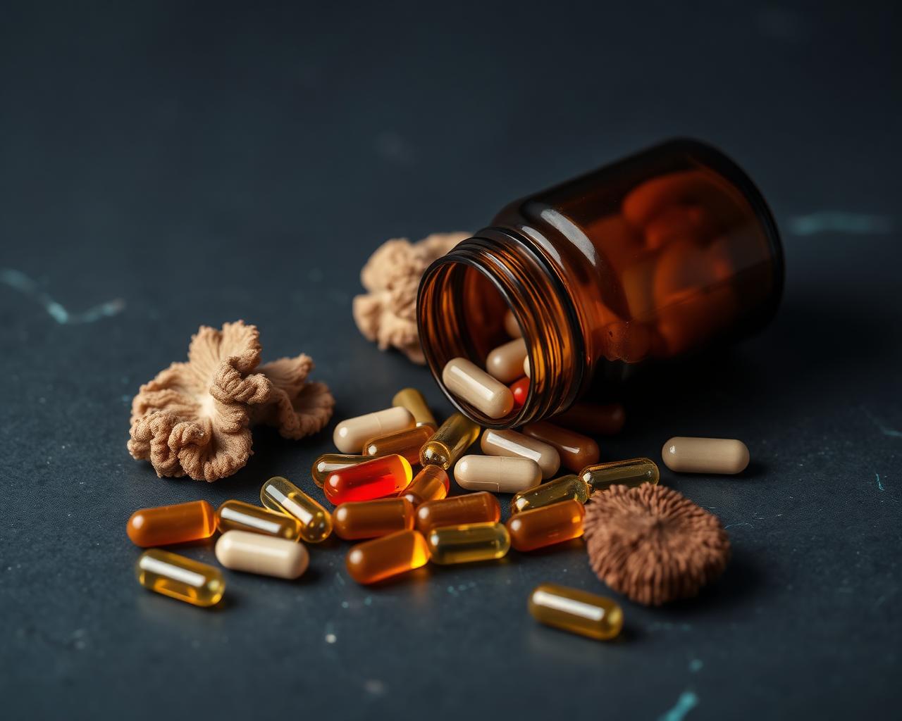 Mushroom supplements