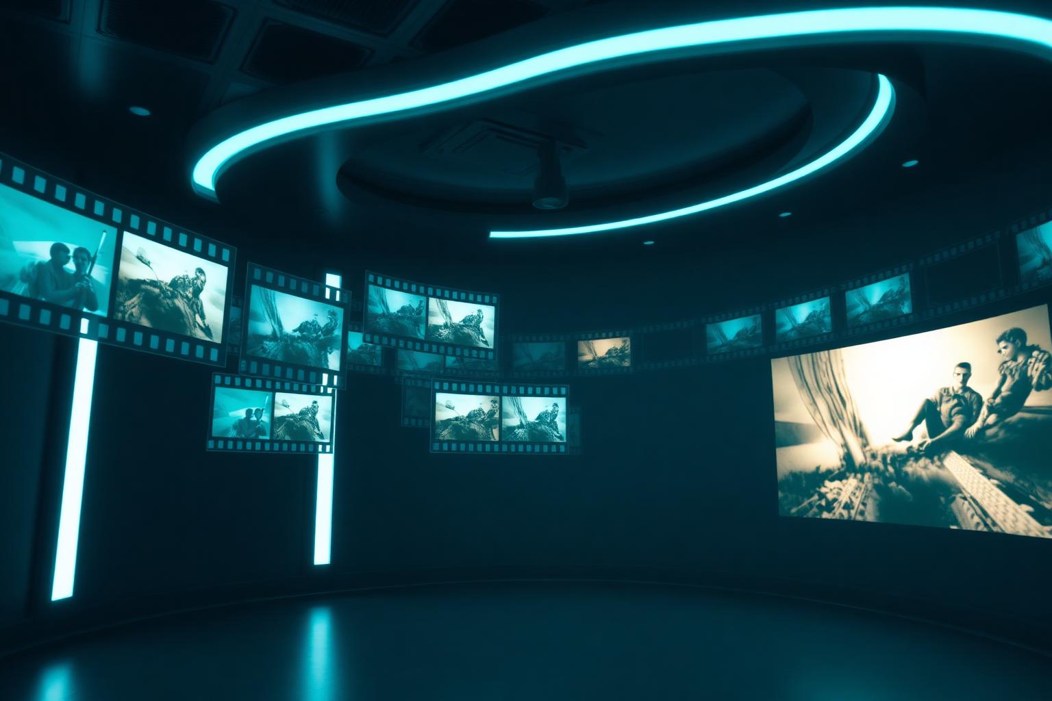 Futuristic video studio